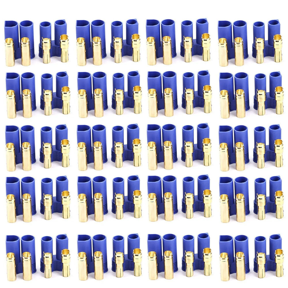 20 Pairs- For EC5 Device Connector Plug For RC Car Plane Helicopter Battery Lipo