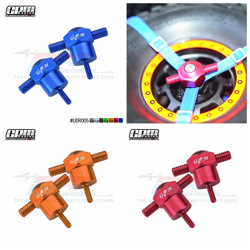 GPM Alu. Alloy Rear Spare Tire Locker Tool Mount for TRAXXAS UDR 1/7 TUNLIMITED