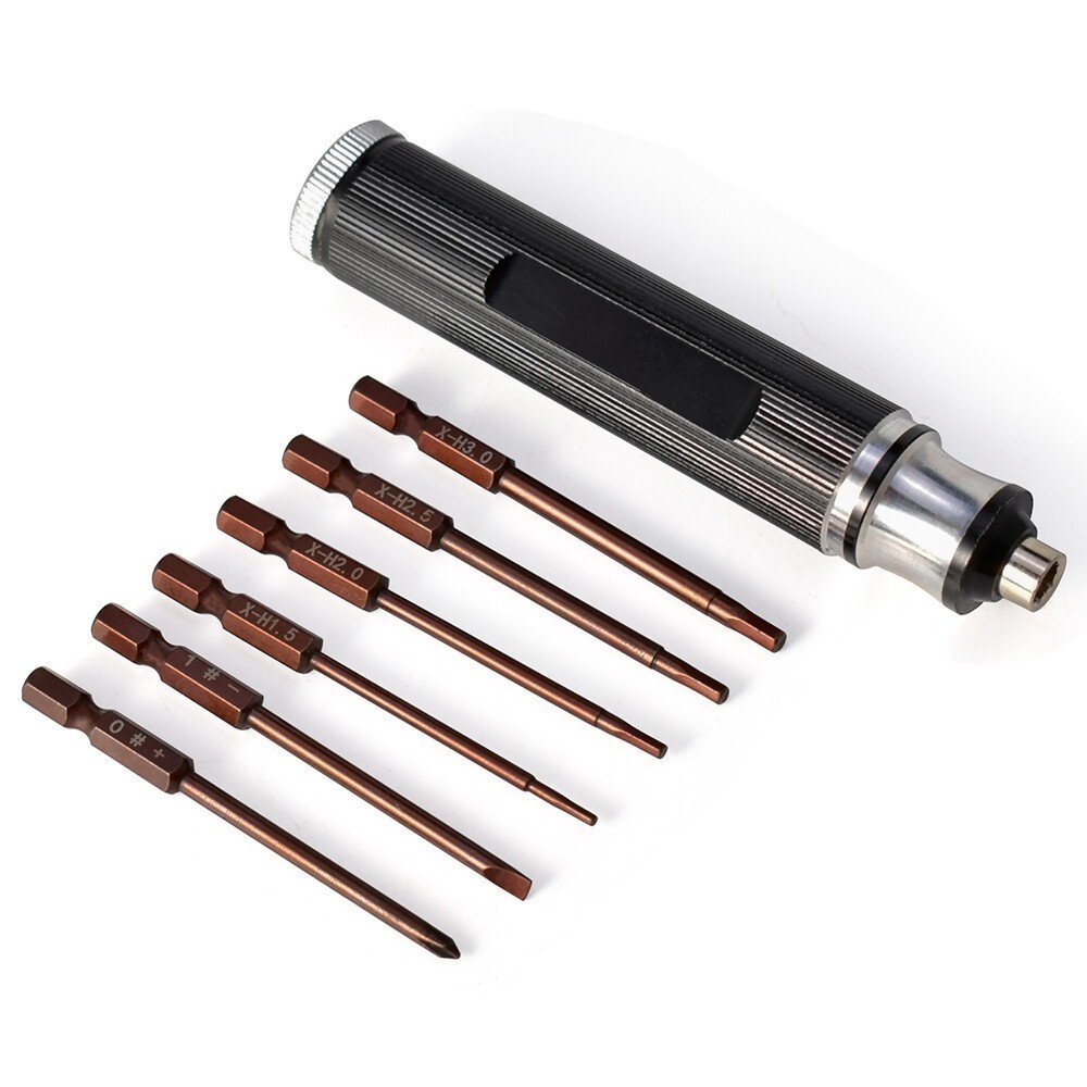 RC Tool 6-in-1 Magnetic Hex Screwdriver 1.5 2.0 2.5 3.0mm Kit Screw Driver