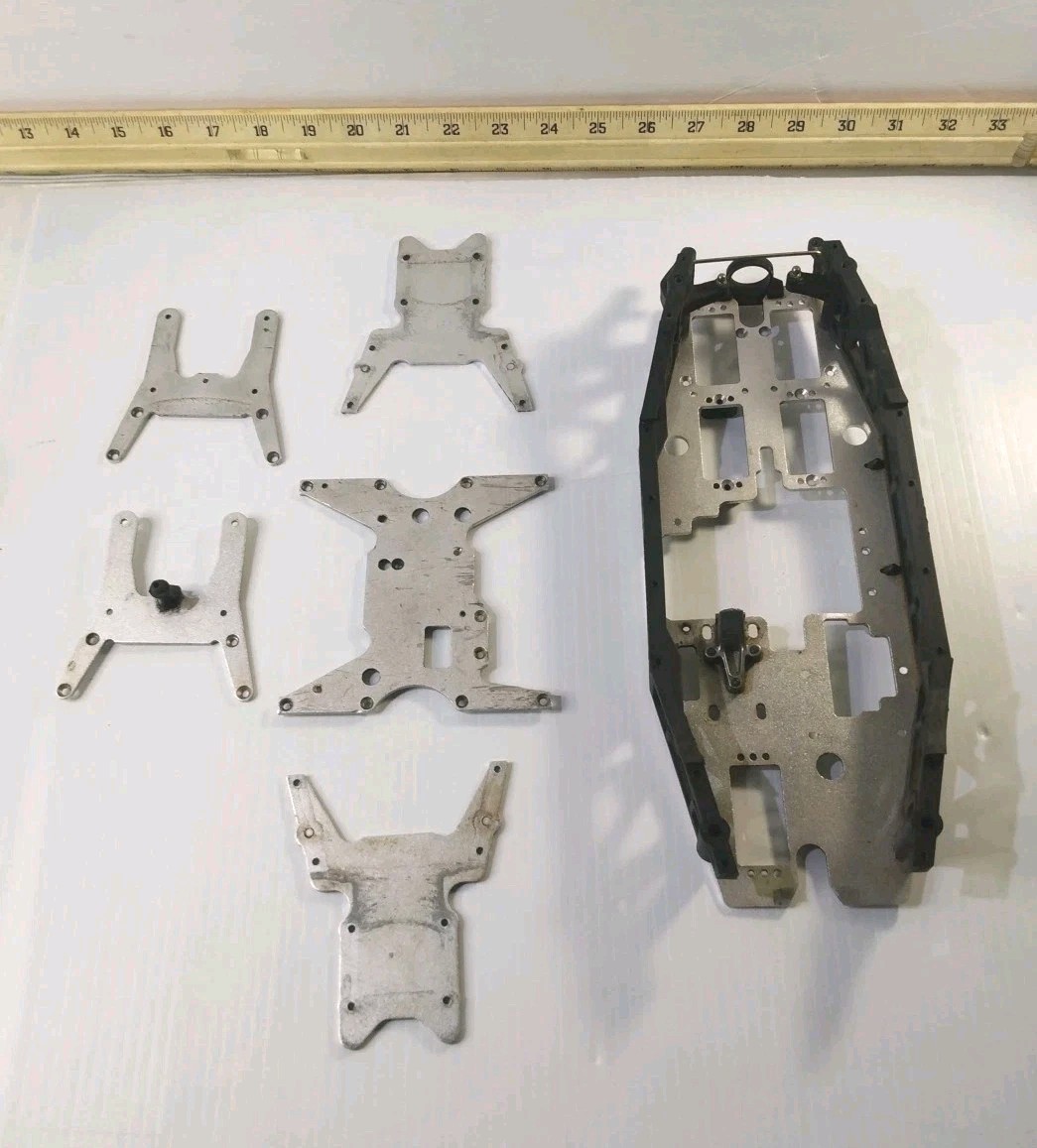 Team Losi LST2 Chassis Parts, Nitro Rc Replacement Parts Rc Stuff, Color Silver