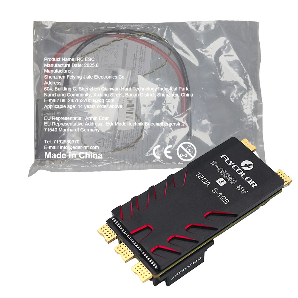 Flycolor X-Cross HV3 Brushless ESC 60A 80A 120A 160A For RC FPV Racing Drone
