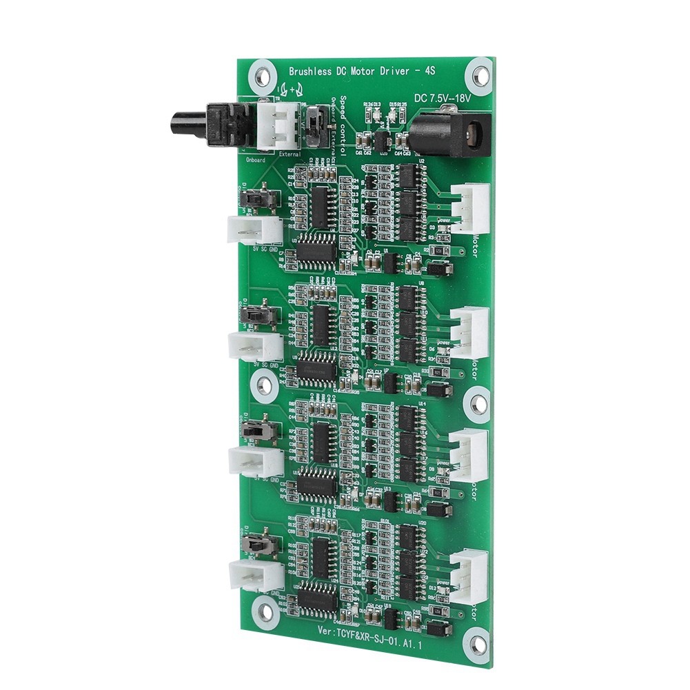 4 Channels Brushless Motor PWM Multi Level Protection Brushless Motor Speed