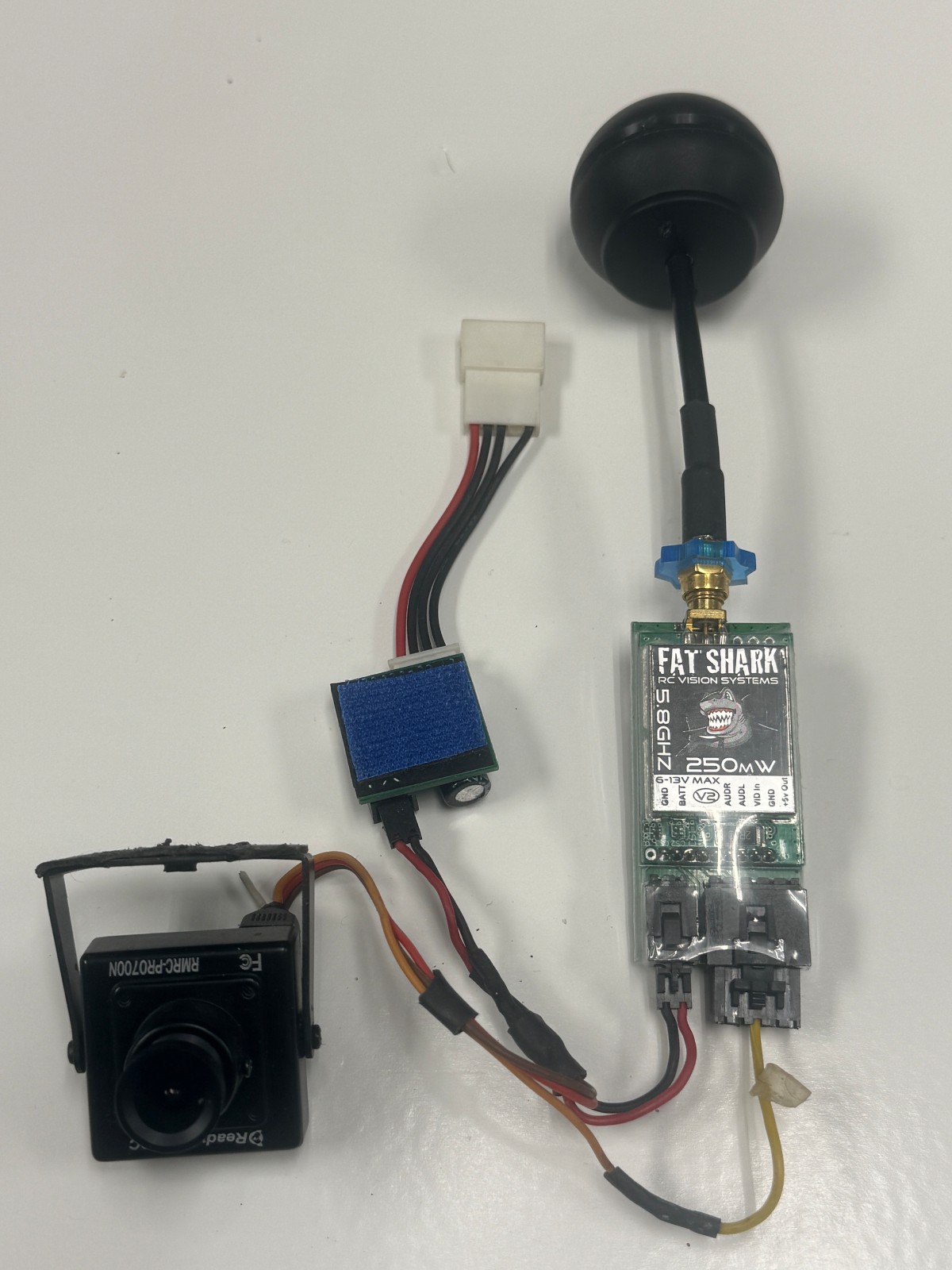 Fat Shark 5.8GHz 250mW FPV Transmitter RMRC PRO700 Camera Antenna System