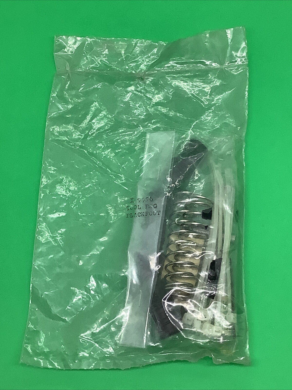 NOS Original Vintage TAMIYA MRC X9956 Tool Bag Chassis Parts Blackfoot