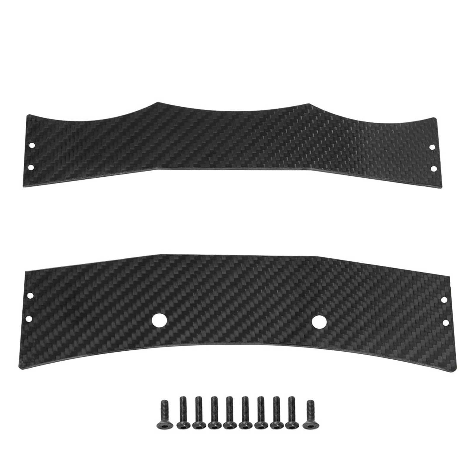Blue/Red Carbon Fiber Rear Tail Wing Set For ARRMA F1 LIMITLESS 1/7 RC Car