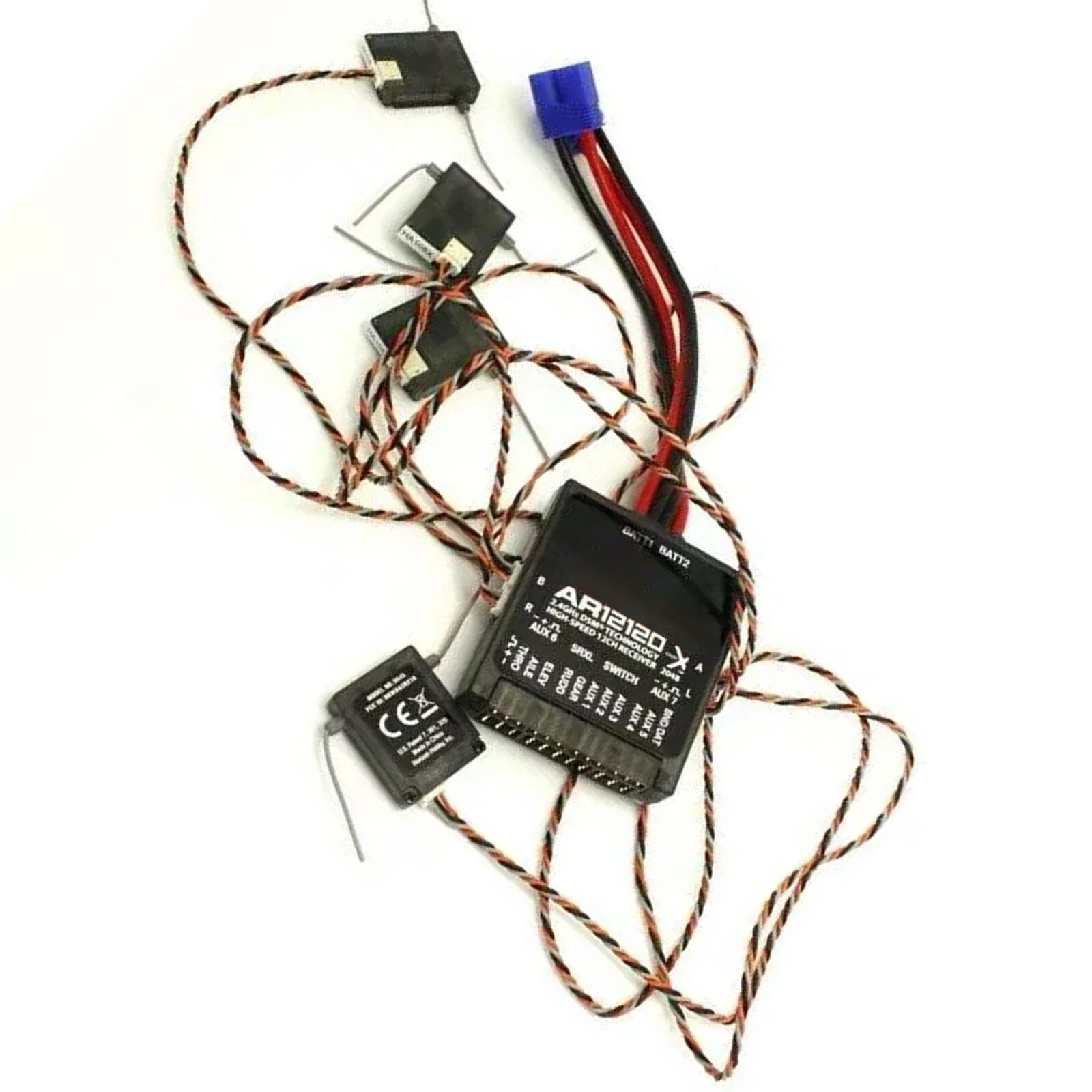 2.4GHZ 12-Channel DSMX/XPlus Power Safe Receiver ± 4 Satellites for SPMAR12120