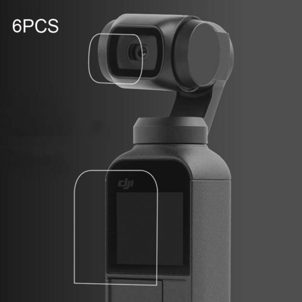 6 PCS HD Lens Protector & Screen Film DJI OSMO Pocket Gimbal