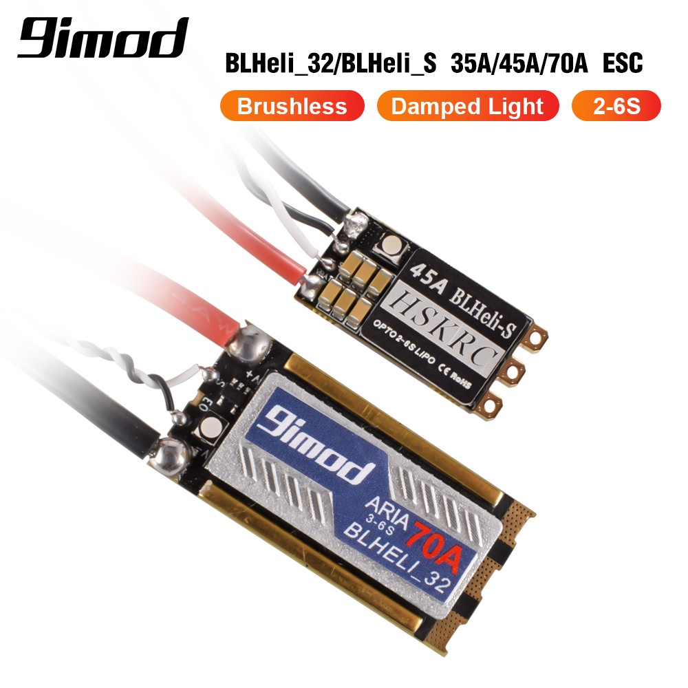 9imod 35A/45A/70A Brushless ESC 2-6S Lipo for RC FPV Racing Drone Quadcopter