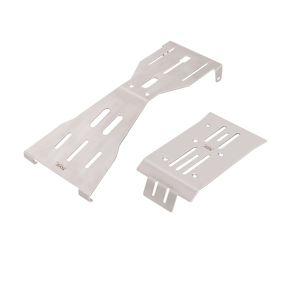 Stainless Steel Chassis Guard Skid Plate Kit for Arrma FURY MEGA 1/10 RC Upgrade