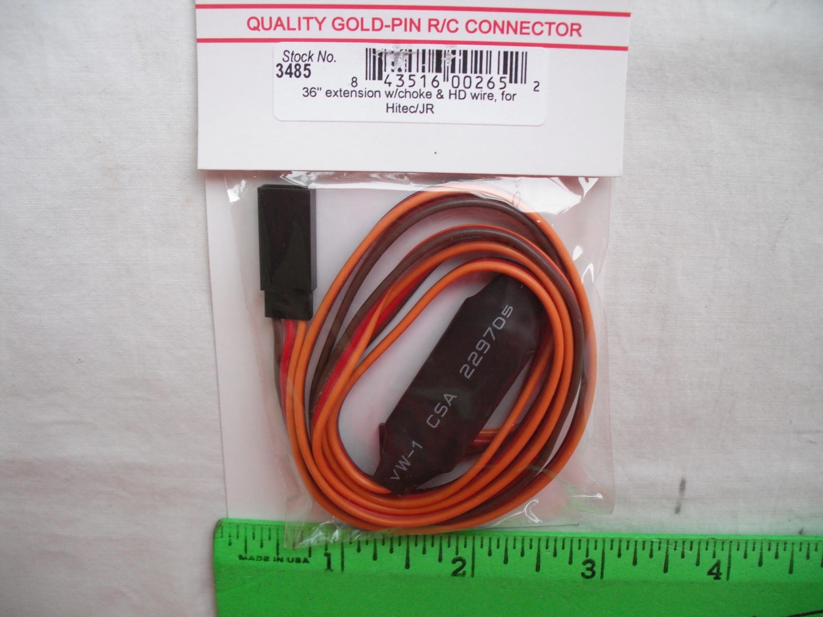 Maxx Products Mpi 3485, 36″ Extension, Choke, HD Wire, Hitec/JR, Cable,R/C Plane