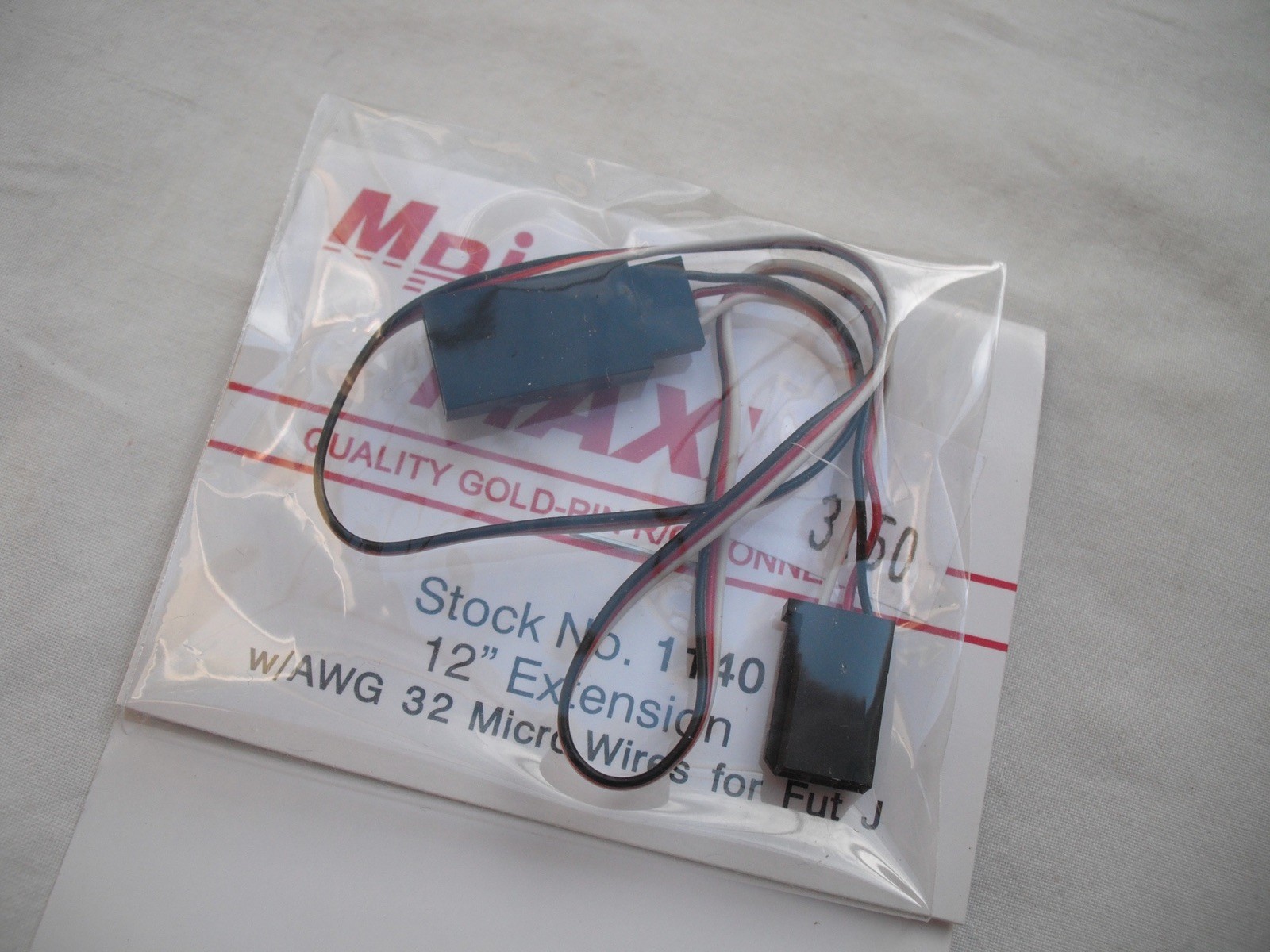 Lot of 3 Maxx Products Mpi 1140, 12″ Extension, Cable Wire,RC R/C Plane Airplane