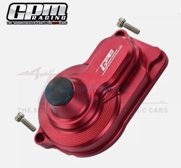GPM ALUMINUM REAR MAIN GEAR COVER FOR LOSI 1/18 Mini-T2.0 2WD Stadium LM038GCA