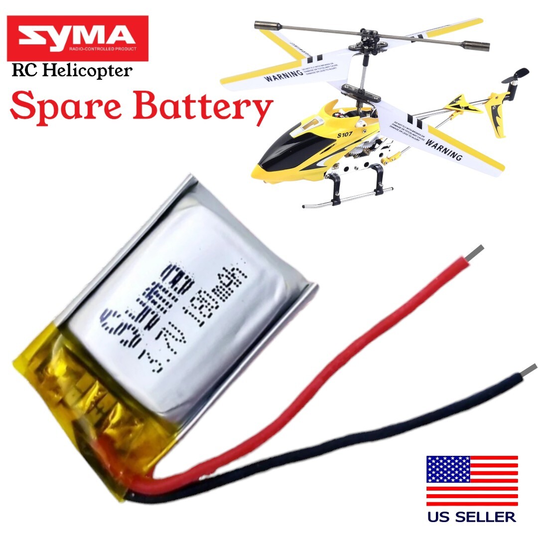 3.7v 180mAh Replacement Battery For Syma RC Mini Indoor Helicopters 1* Pack New