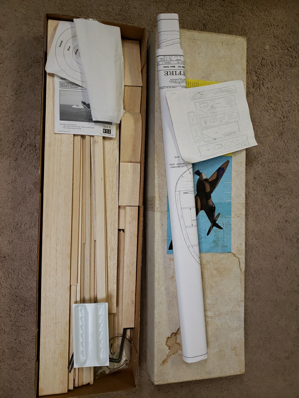 Dynaflite Kit – Giant Fun Scale SPITFIRE – 81″ wingspan – NIB – JT25
