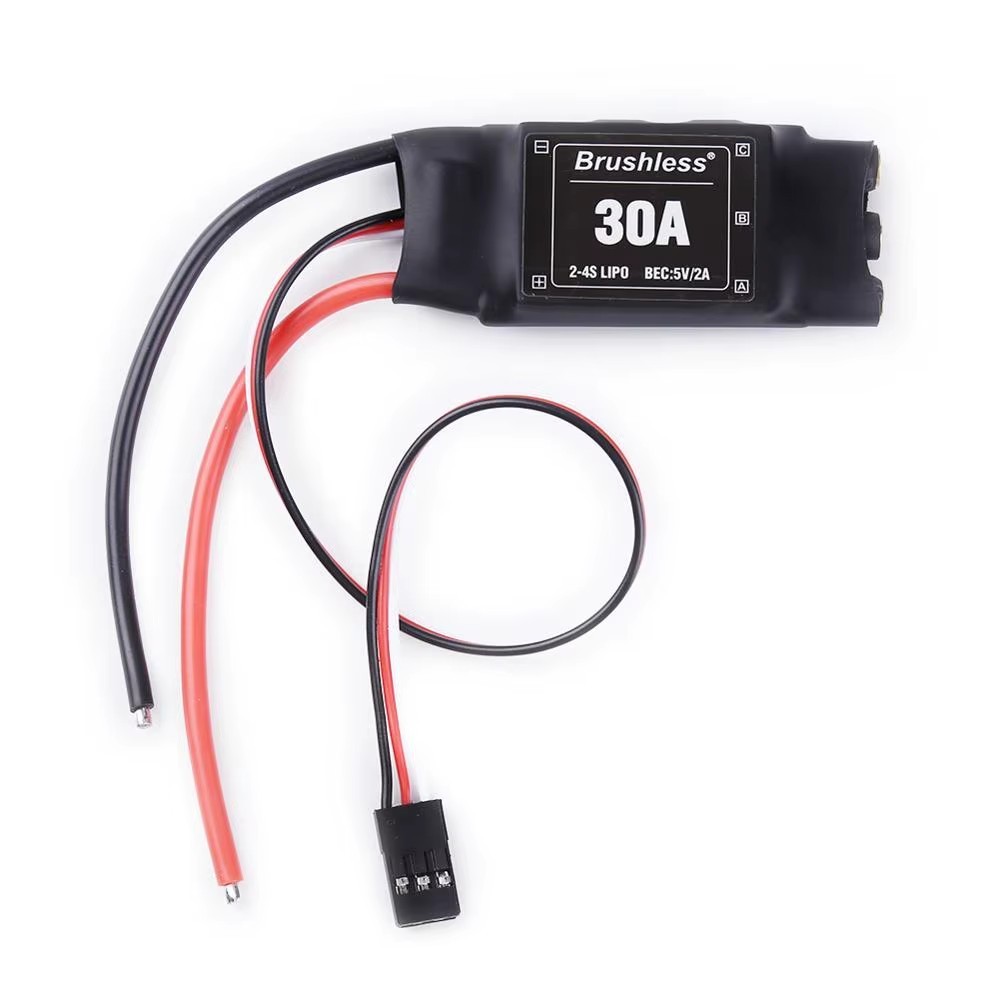 30A 2-4S Brushless Motor ESC Speed Controller For RC Plane Helicopter Aircraft B
