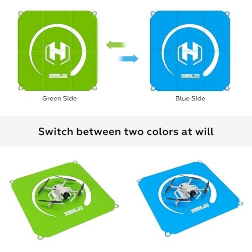 Universal Waterproof Drone Landing Pad – Portable Fast-Foldable Helipad for Mini