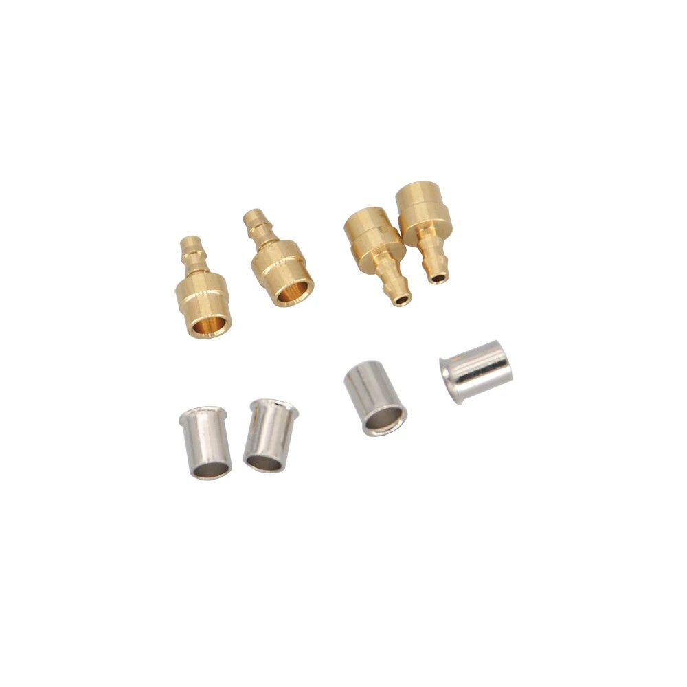 3mm Copper Pipe Solder Connector With Stainless Steel Fixing Ring For 1/14 RC