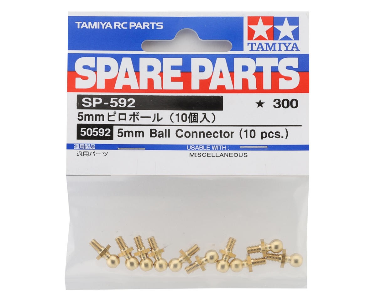 Tamiya 5mm Pivot Ball Connectors (10) [TAM50592]