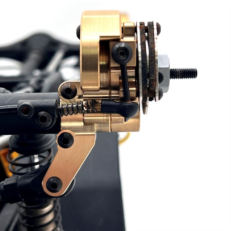 Metal Upgrade parts full armor set Brass Front C-Hubs For YK 1/10 YK4106 YK4107
