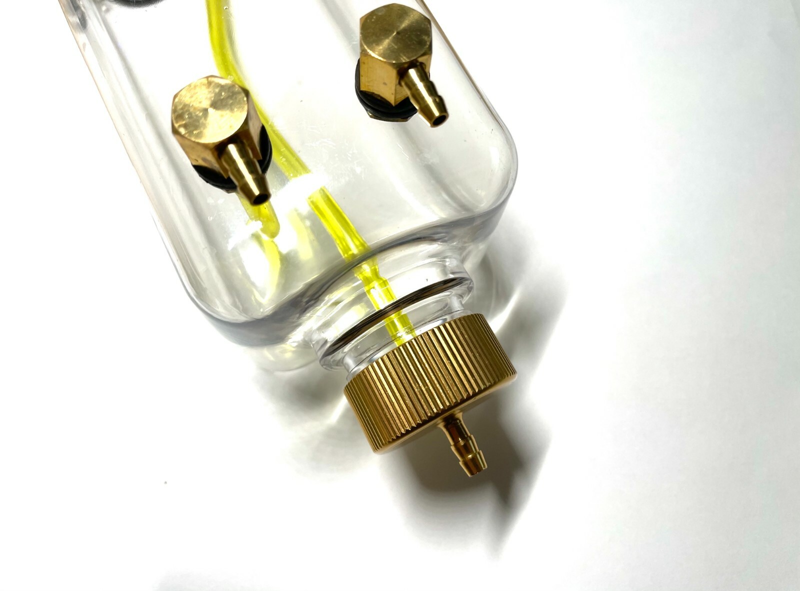 500ml (cc) 17oz Clear Fuel Tank with Metal Cap for RC Plane Gasoline Engine US