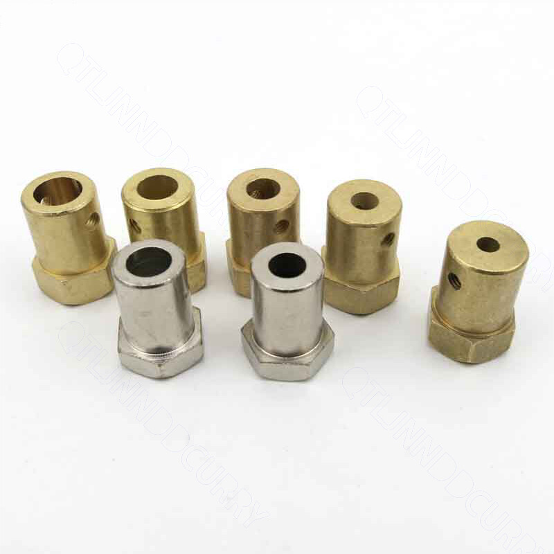 2mm-8mm 45# Steel/Brass Hex Motor Shaft Coupling Joint Coupler For RC Model DIY