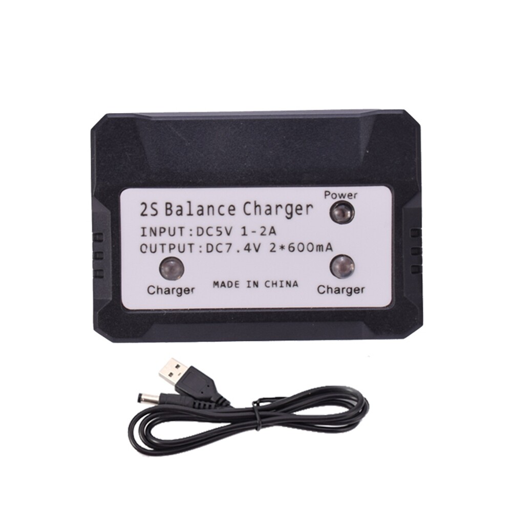 7.4V 2000mAh Li-ion Battery SM plug T Plug Balance Charger for RC Car Boat Plane