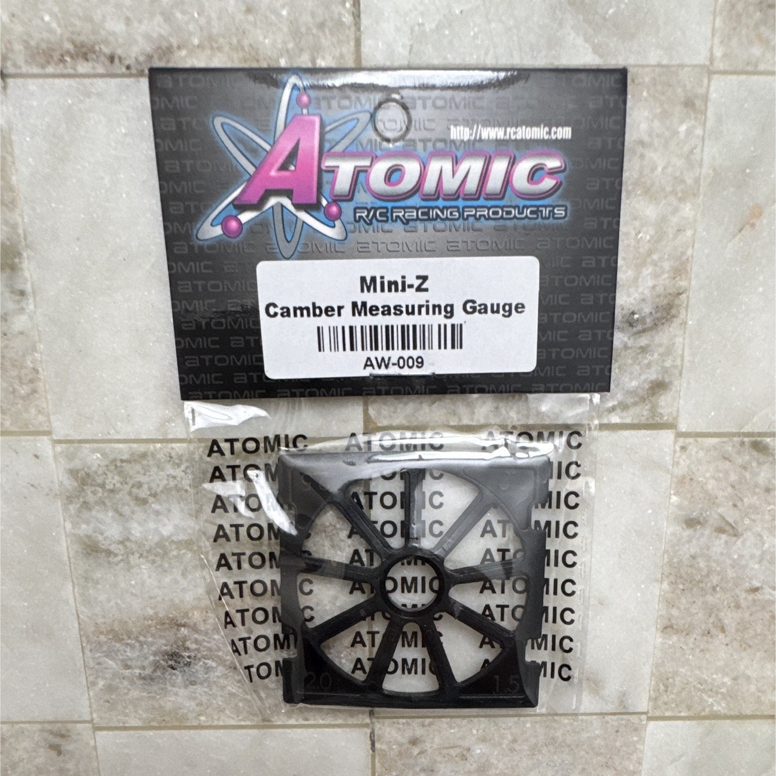 Atomic Mini-Z Camber Measuring Gauge Black AW-009 1:28 Electric