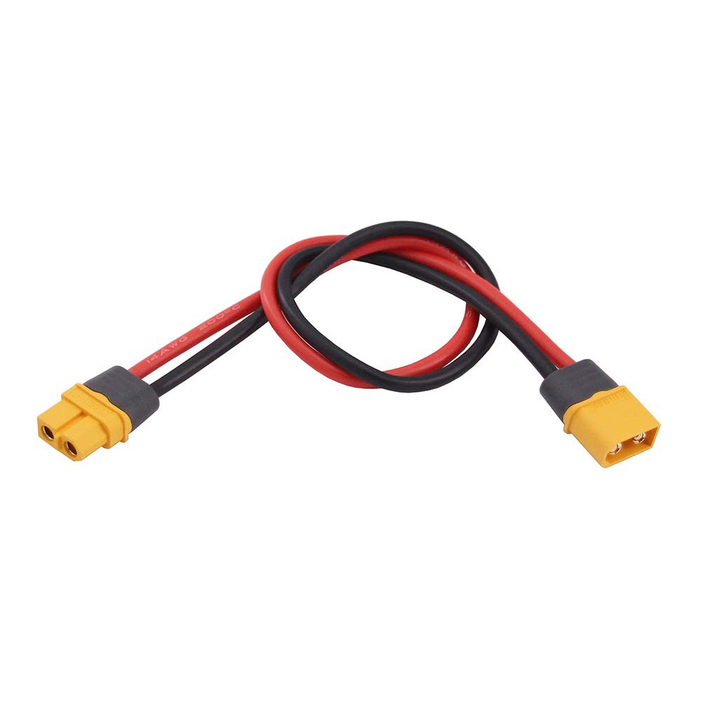 XT60 Connector Extension Cable Male to Female Plug Silicone Wire 14AWG / 12AWG