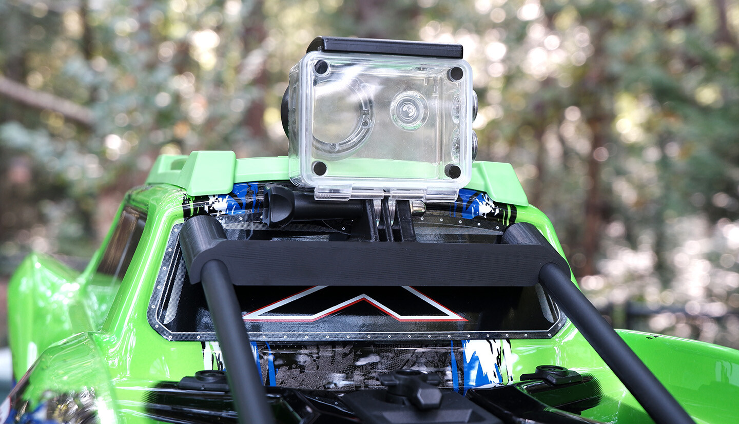 TRAXXAS XMAXX Compatible GOPRO MOUNT | BASH CAM | X-MAXX ACTION CAMERA