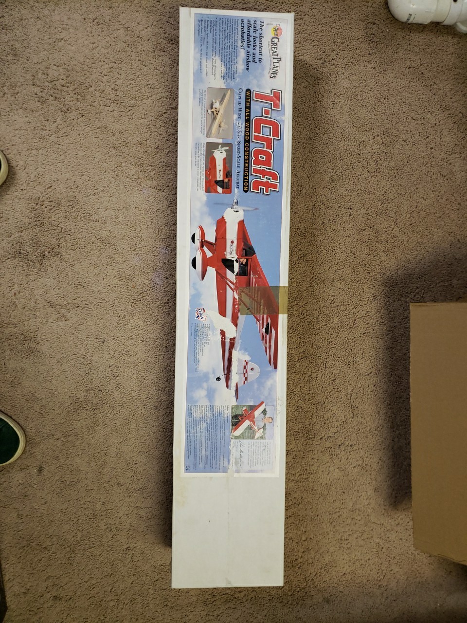 GREAT PLANES – T-Craft .20 Size Kit – 56″ Wingspan – New – O25