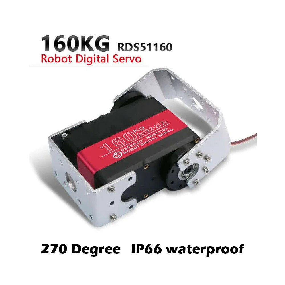 7-150KG Digital Robot Servo Metal Gear Motor Double-Shaft 180/270 Degree For Rc