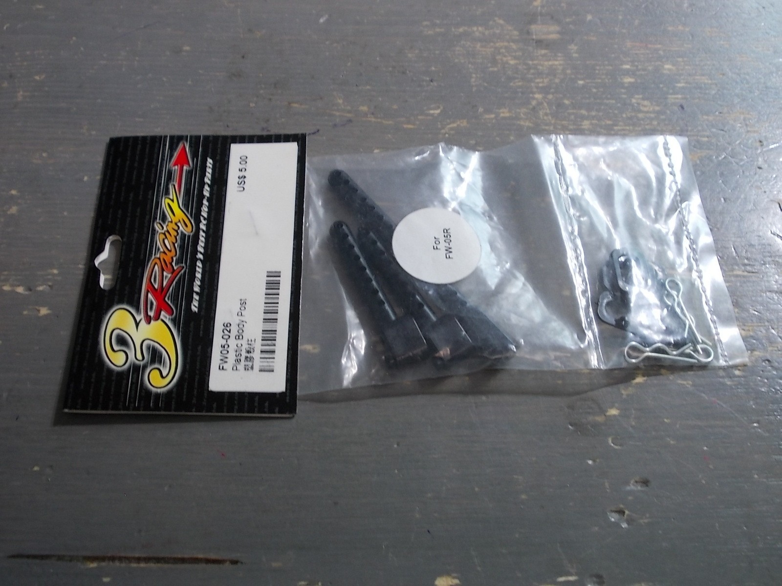 3 Racing FW05-026 Plastic Body Post (INCOMPLETE) – Kyosho FW-05R FW05