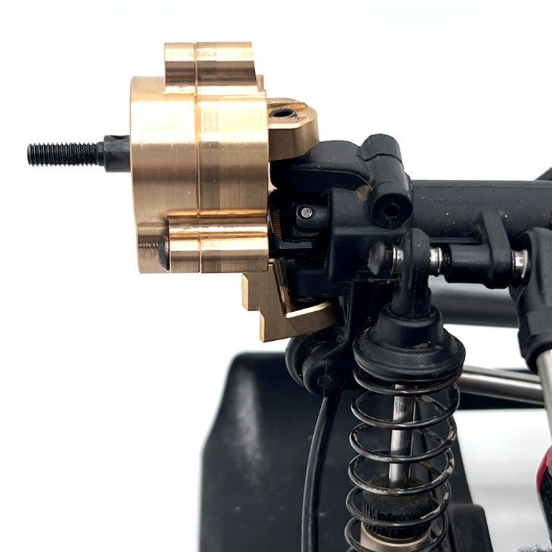 Metal Upgrade parts full armor set Brass Front C-Hubs For YK 1/10 YK4106 YK4107