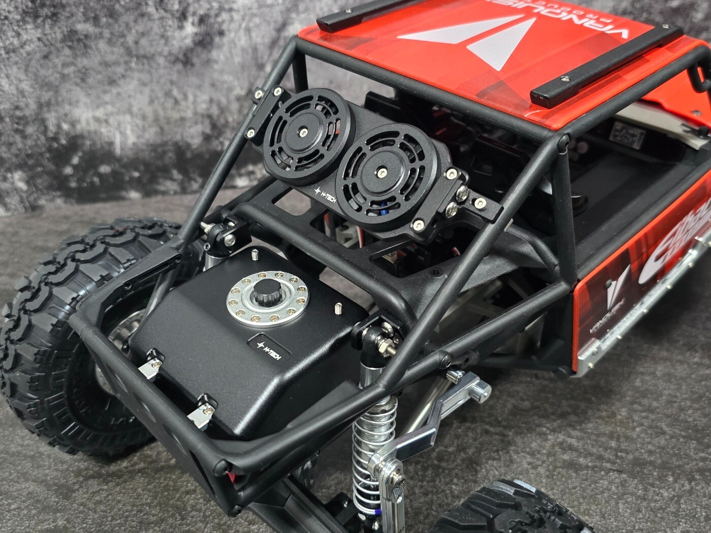 H-TECH RC CNC Aluminum Radiator For Vanquish H10 Optic