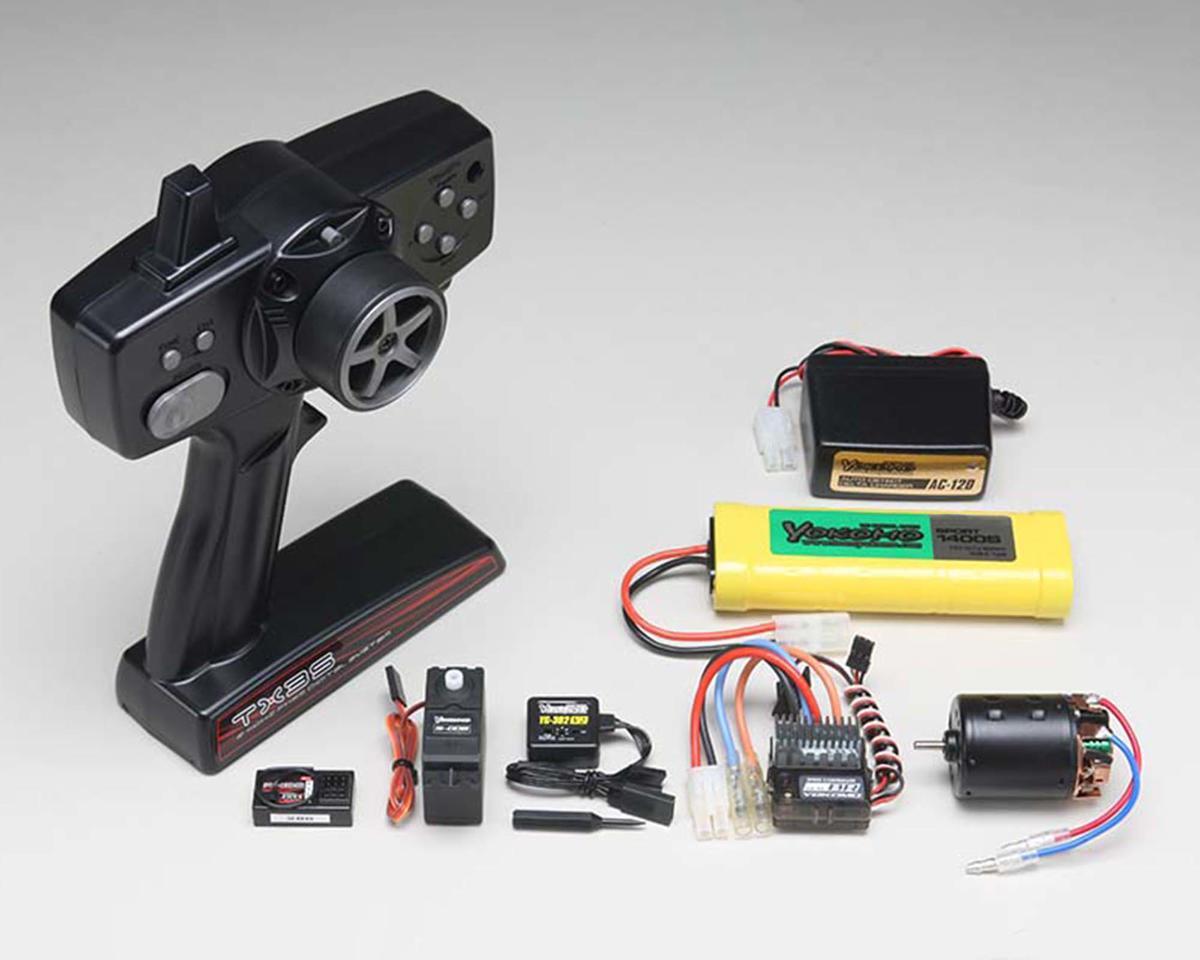 Yokomo 2.4GHz TX-3S Running Set For Drift Cars w/YG-302V2 Gyro [YOKYZ-RS3SG]
