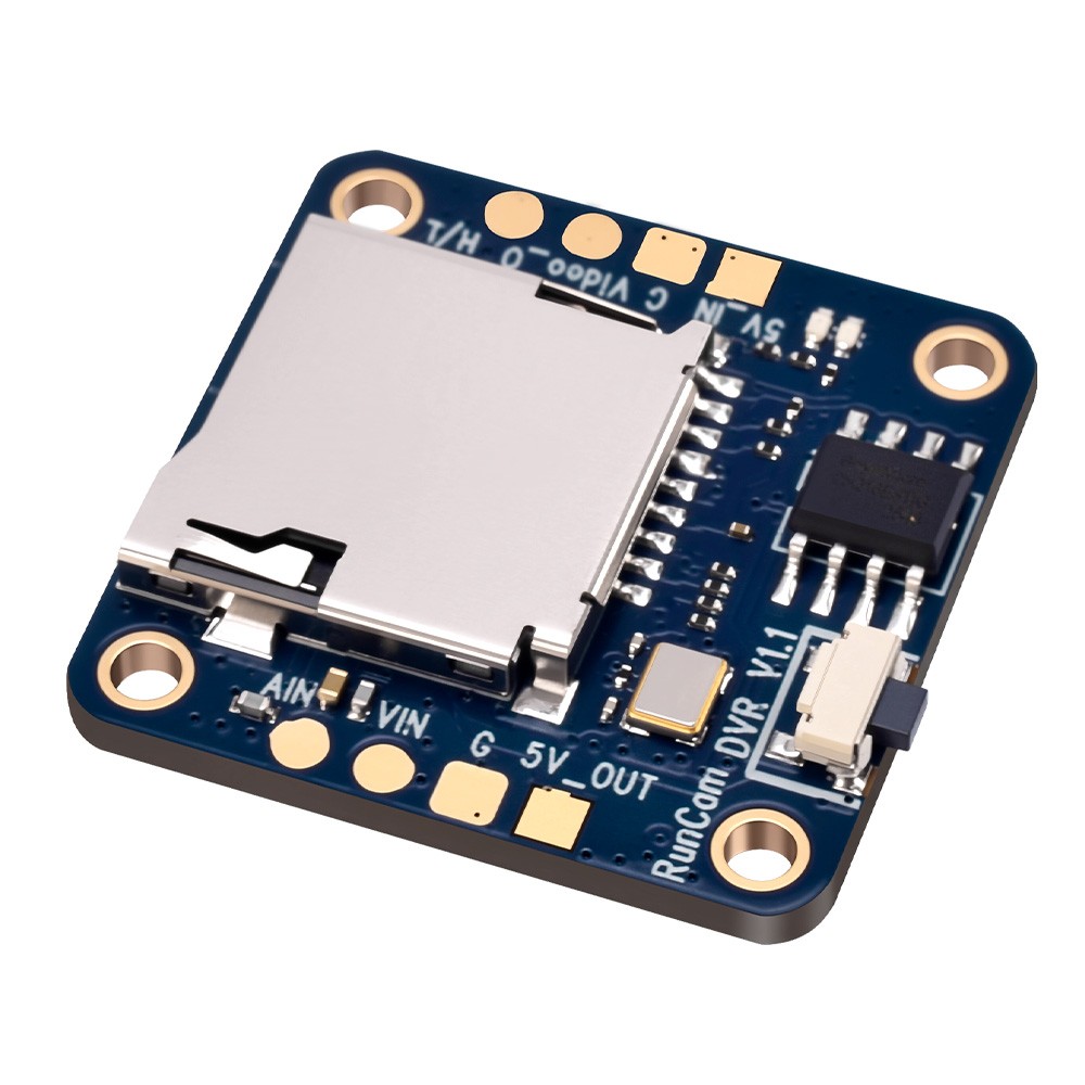 RunCam Mini FPV DVR DC3.3-5.5V VGA 640×480 Max 32G Micro SD For FPV Racing Drone
