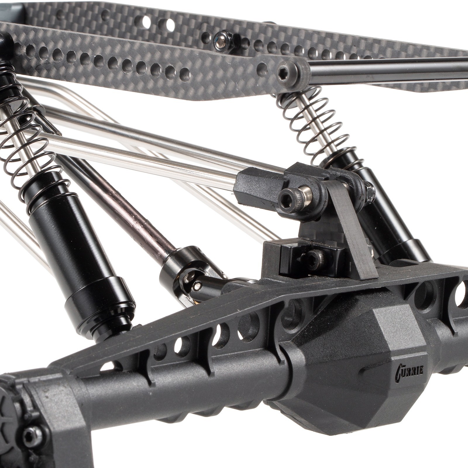 High Clearance V3 Carbon LCG Chassis Kit Fits Custom Build Comp Rigs RC Crawler