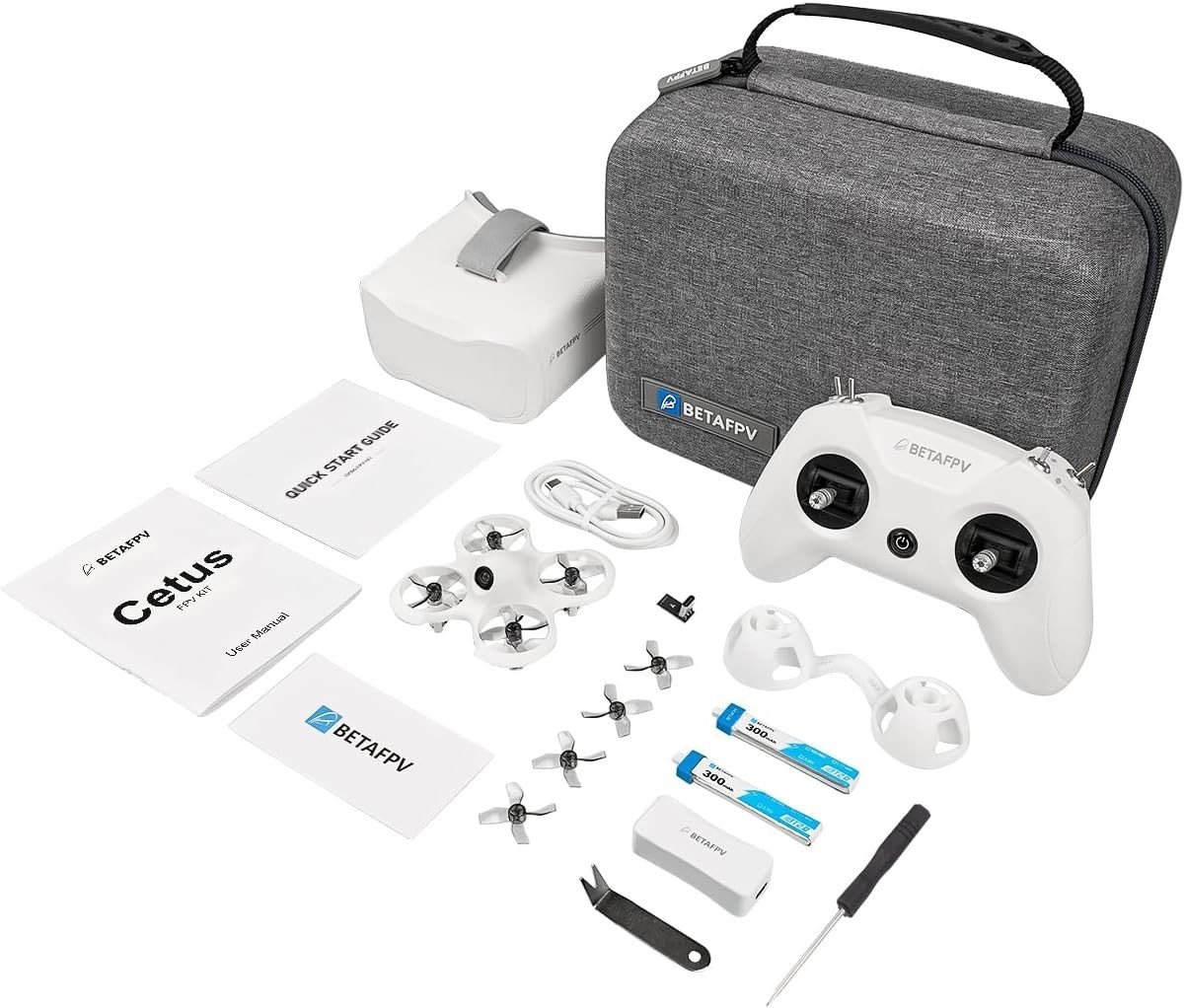 Cetus FPV RTF Drone Kit for Brushed Racing Drone, with LiteRadio 2 SE Transmi…