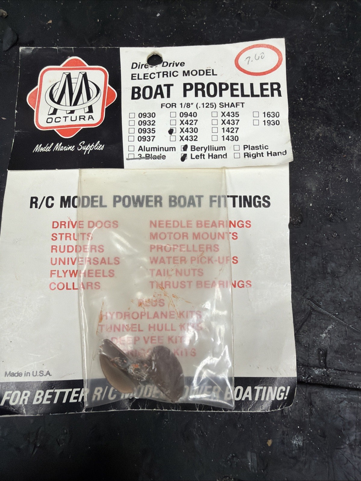 Octura X430 Rc Boat Prop