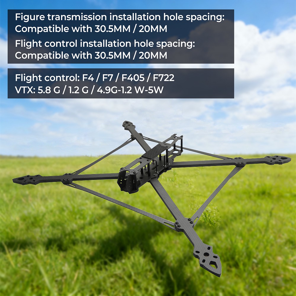 9IMOD Mark4 V2 13 Inch FPV Frame 539MM Wheelbase Carbon Fiber For RC FPV Drone