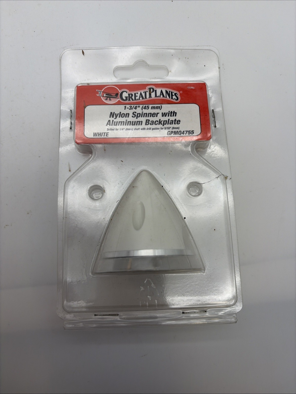 GREAT PLANES 1 3/4″ (45mm) NYLON SPINNER WITH ALUMINUM BACKPLATE GPMQ4755 T13