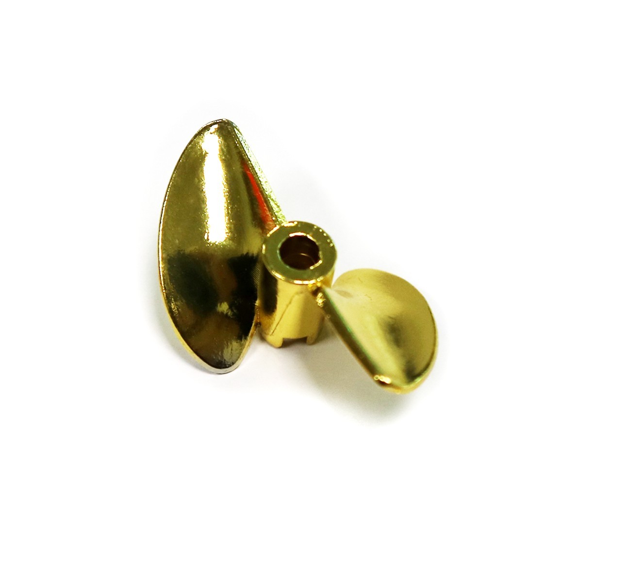 RC Boat 2 blade Metal propeller prop P1.4 Hole Inner Diameter 4mm Diameter 35mm