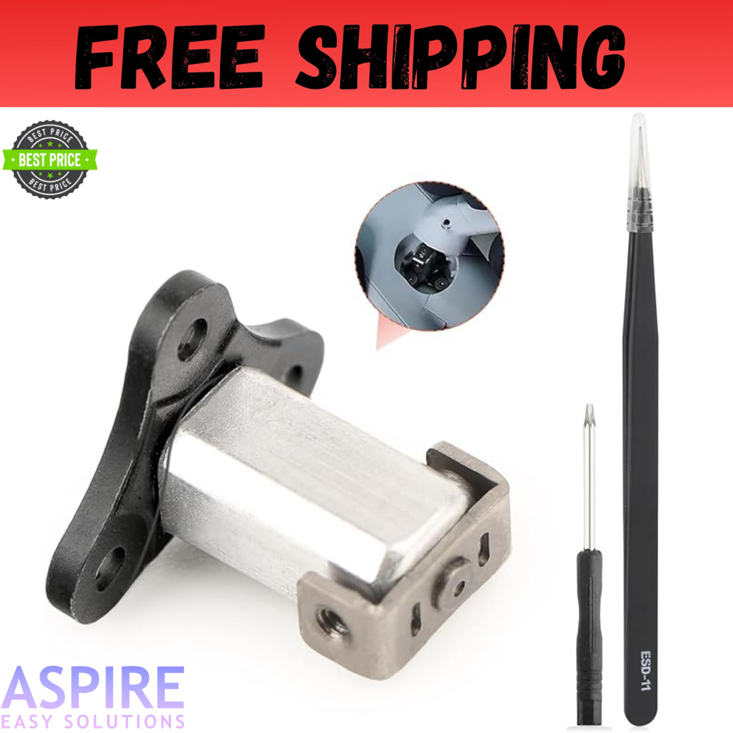 Front Arm Axis Replacement for DJI Mini 3 Pro/Mini 3 Front Arm Hinges Arm Shaft