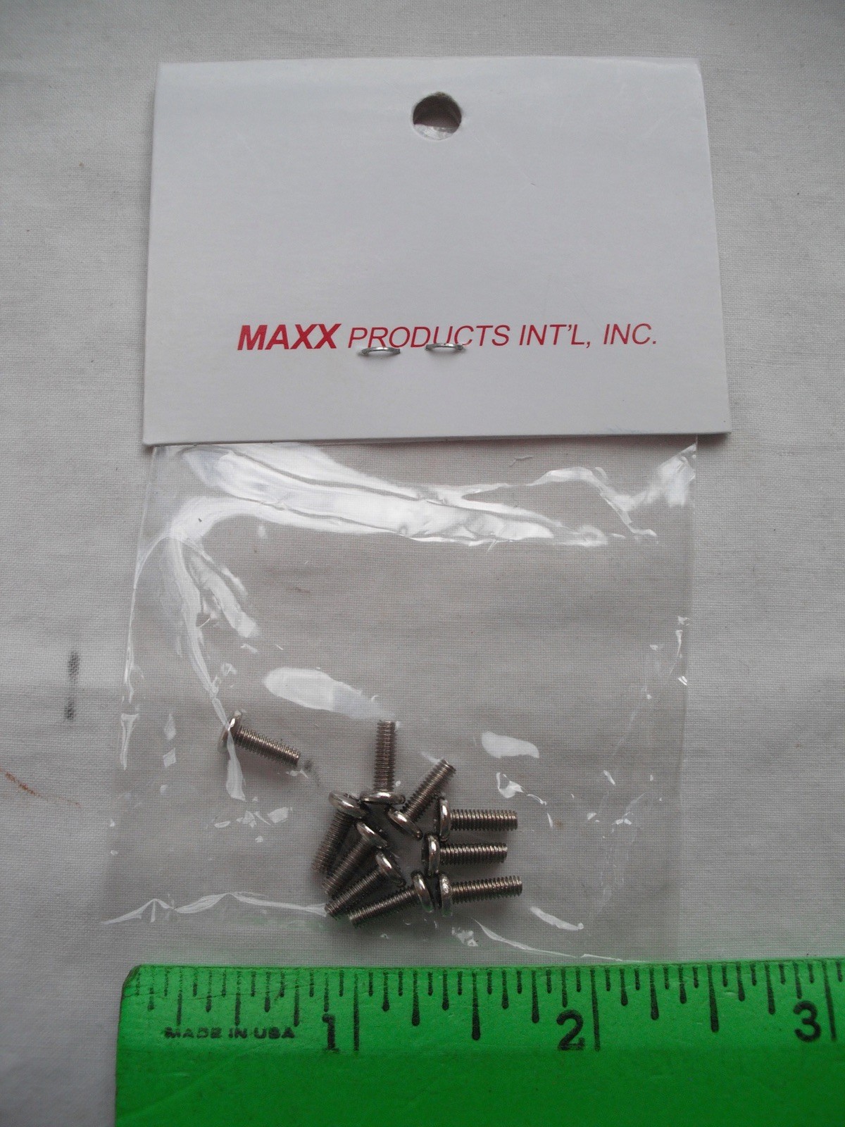 Lot of 2 Maxx Products Mpi ACC170,2.5mm Motor Mounting Screws,R/C Plane Airplane
