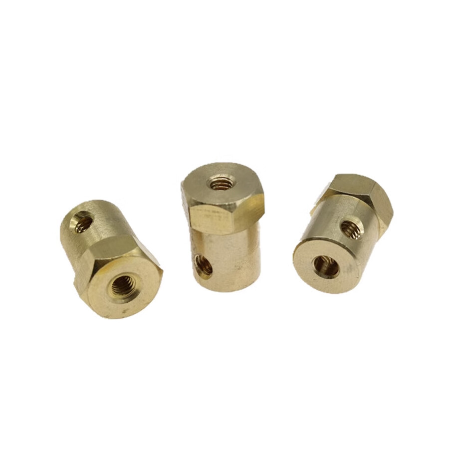 2mm-8mm 45# Steel/Brass Hex Motor Shaft Coupling Joint Coupler For RC Model DIY