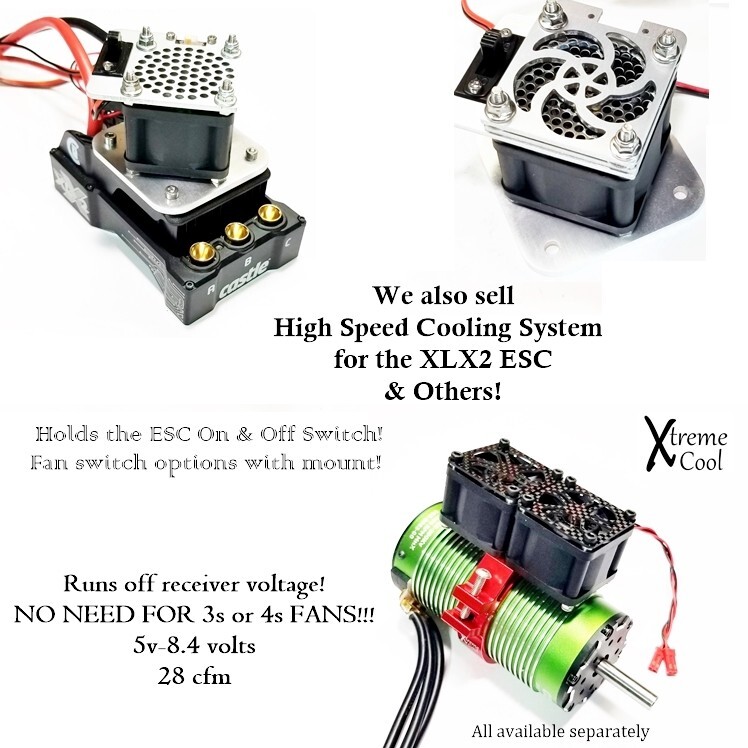 RCP Motor Wires 6.5/8mmm Male to 8/6.5mm Female Brushless Motor NO WIRE Adapters