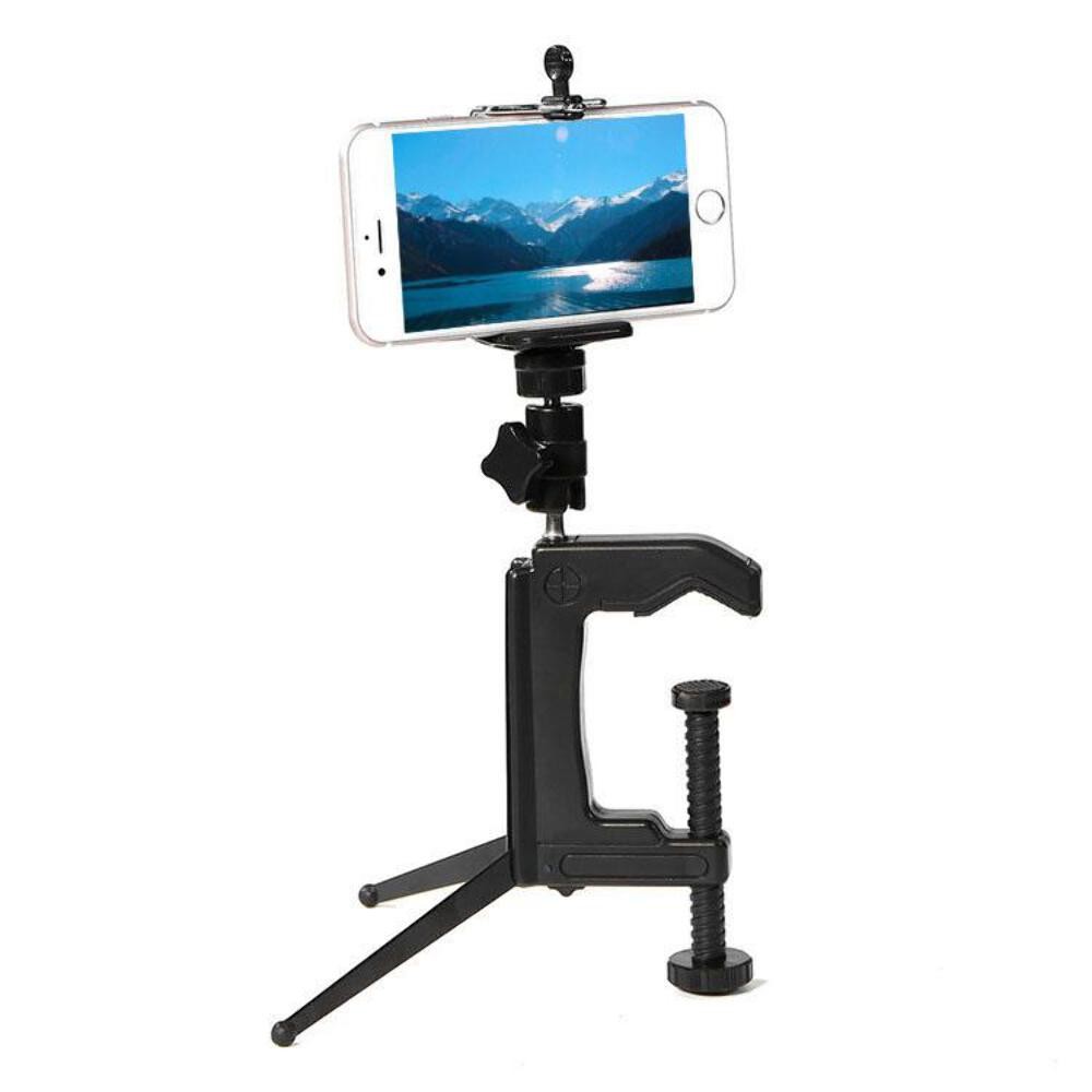 Desktop Fixed Clamp Holder Tripod Adapter, 1-6 cm Clamp, GoPro, Insta360, DJI