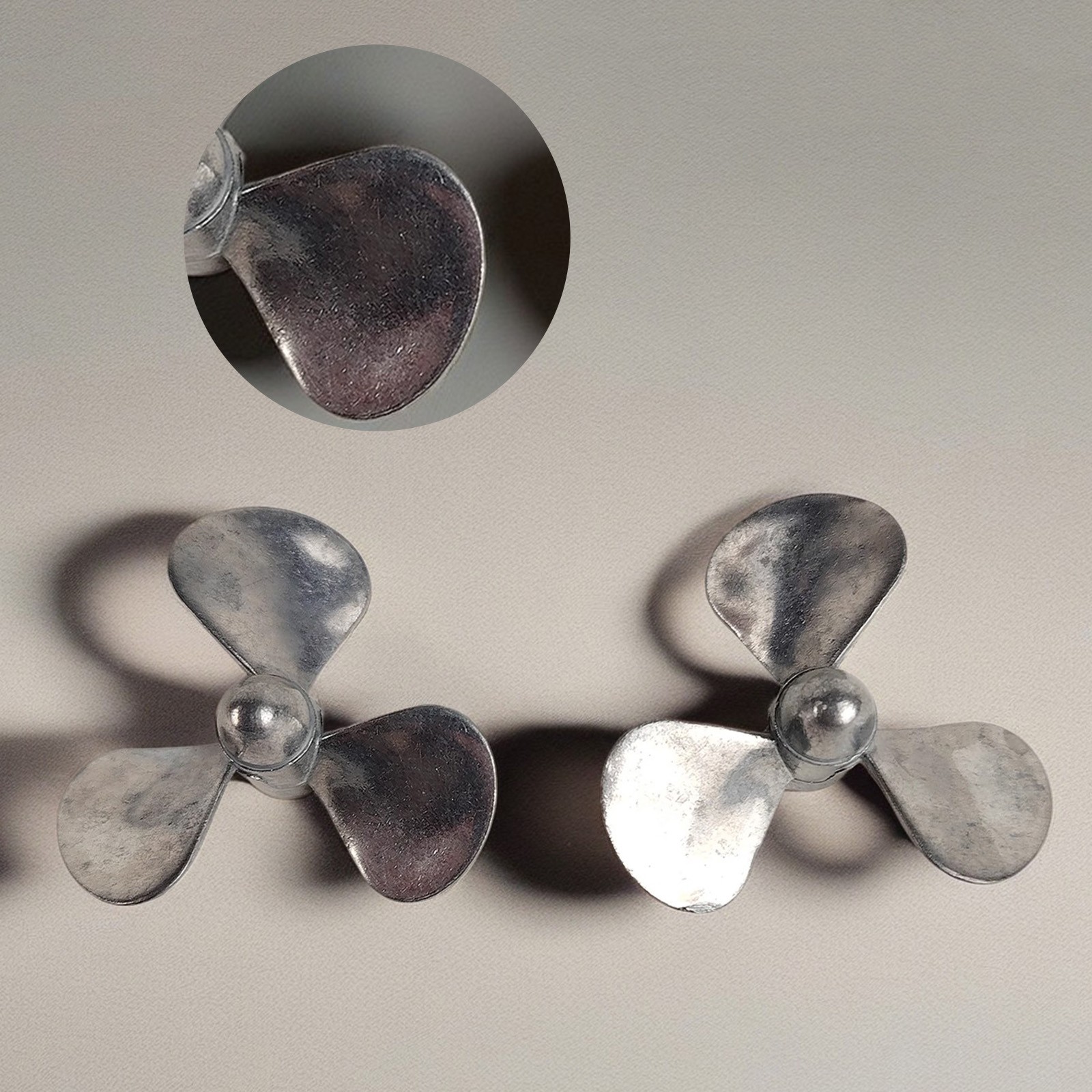 3 Blades RC Boat Metal Propeller D30mm Brass Props M4 mm Shaft