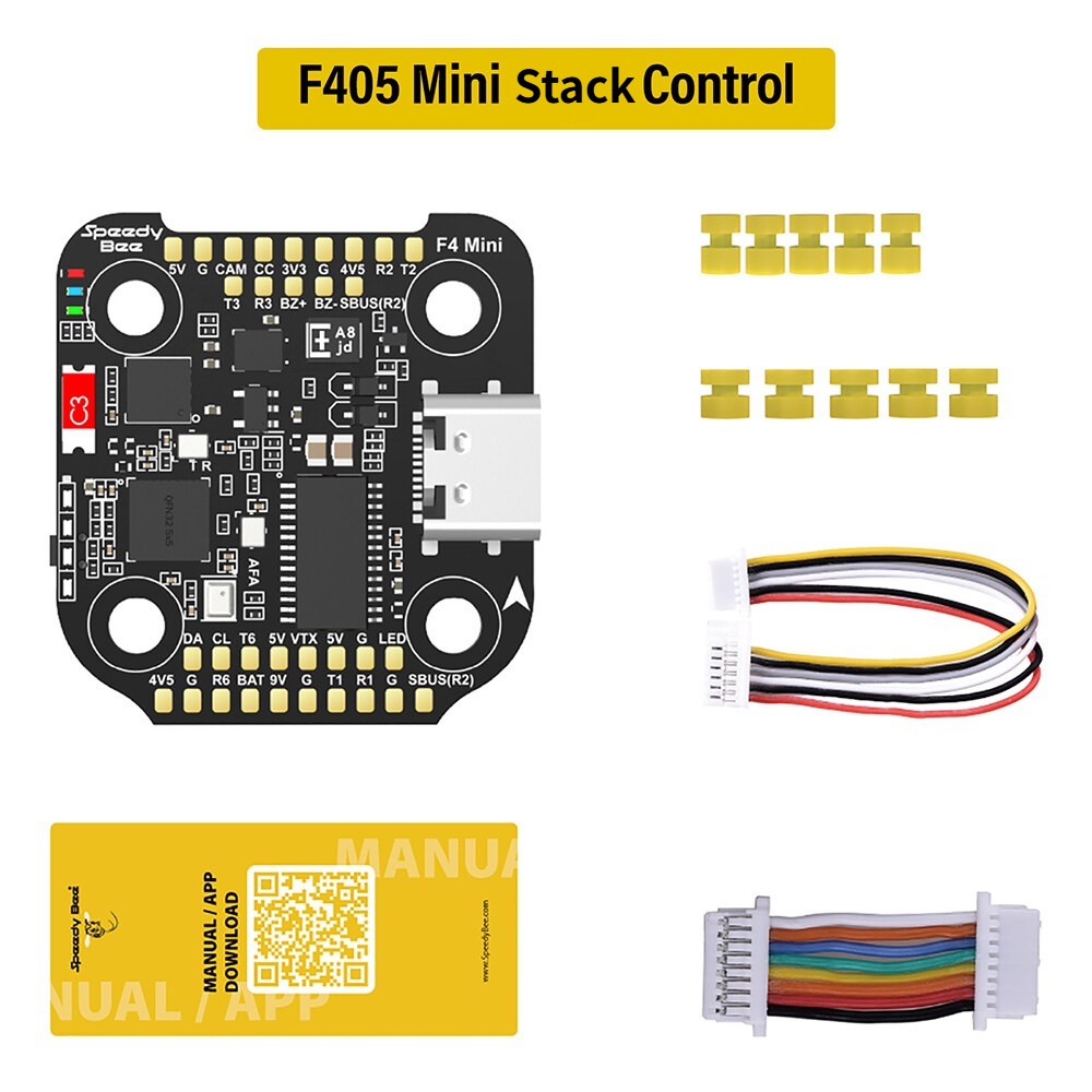 SpeedyBee F405 Mini Stack Controller FC BLS 35A V2 ESC for RC Model