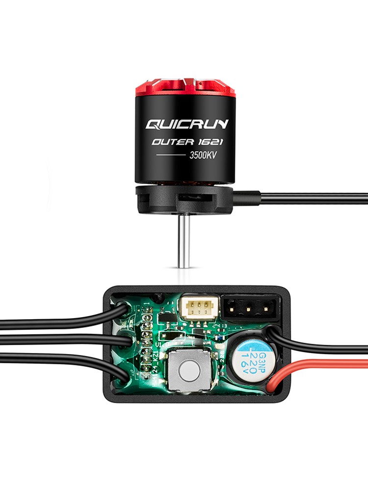 HOBBYWING QUICRUN WP-MINI24 25A ESC 1621SL 3500KV Motor For 1/24 Crawler Car